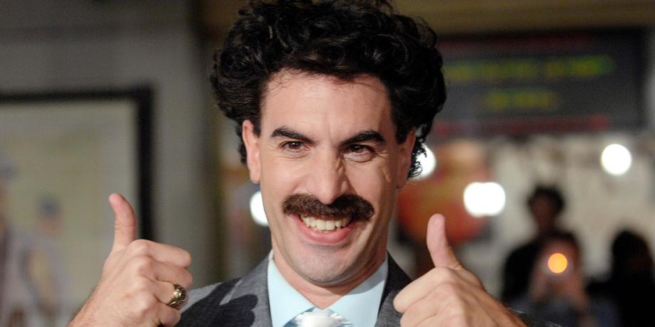 El actor Sacha Baron Cohen.
