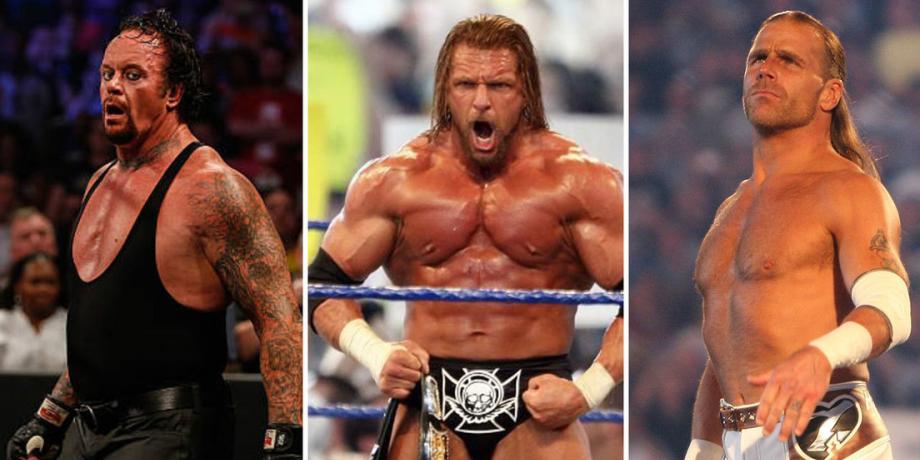 The Undertaker, Triple H y Shawn Michaels