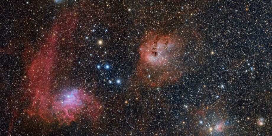 Imagen ilustrativa. Nebulosa de la Estrella Flamígera en Auriga.