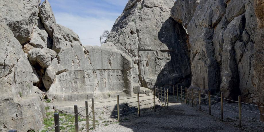 El templo de Yazilikaya, en Turquía.