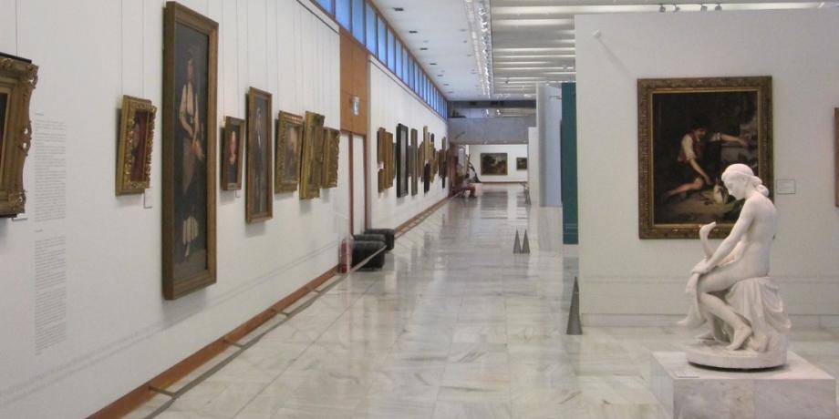 Una sala de la Galería Nacional de Arte de Grecia (Athenas).