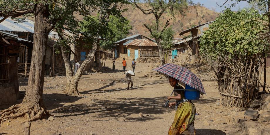 Vistas de la localidad de Adi Selam, Etiopía, el 7 de abril de 2022
