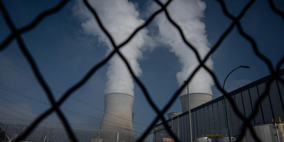 Vista de la central nuclear de Bugey, en Saint-Vulbas, Francia, el 25 de enero de 2022.