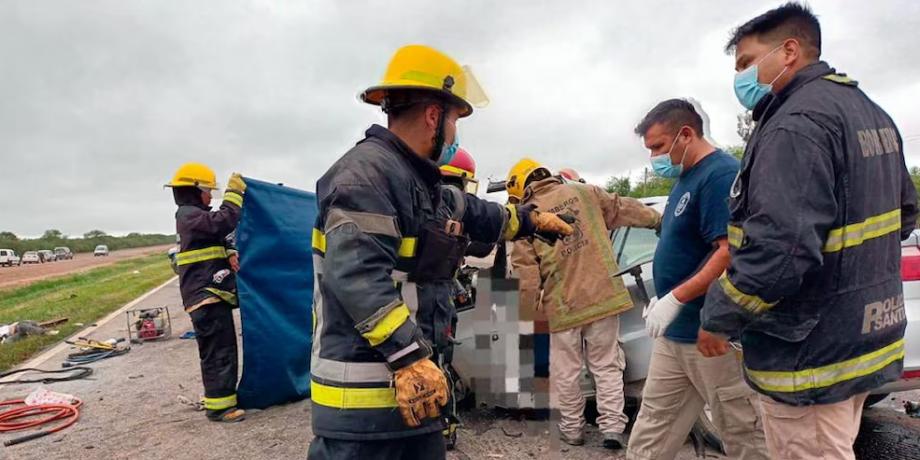 Accidente vial en Ruta 9