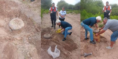 Sotelillos : Descubren restos arqueológicos tras las lluvias recientes
