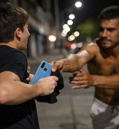 Barrio Agua Santa: Arrebatan el celular a un joven que se encontraba junto a un amigo