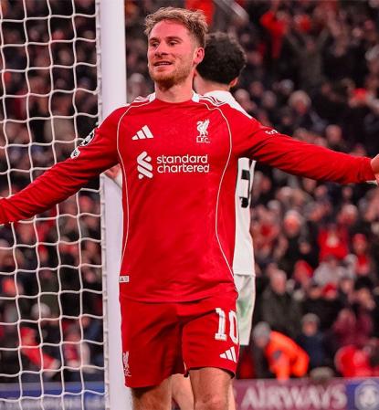 Liverpool Dominó a Qarabag con Doble Gol de Mac Allister en Anfield