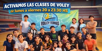 La academia municipal de vóley abre inscripciones en Las Termas de Río Hondo