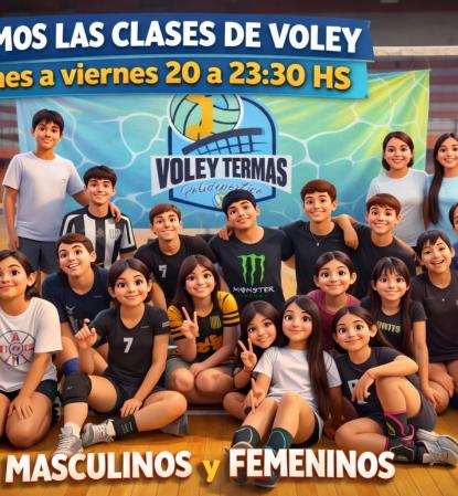 La academia municipal de vóley abre inscripciones en Las Termas de Río Hondo