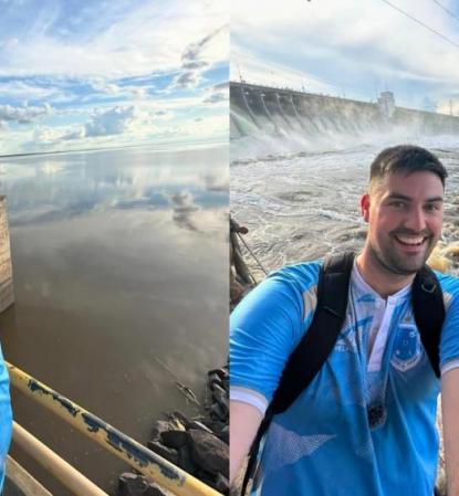 Alan Paredes, el famoso influencer, visitó los atractivos de Las Termas de Río Hondo