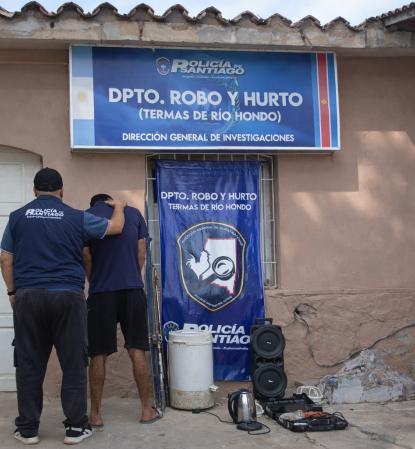 Recuperaron objetos robados en Las Termas de Río Hondo tras múltiples allanamientos