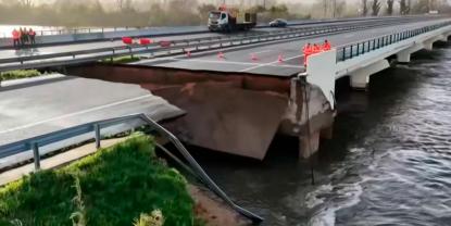 Colapso de la Autopista A1 en Portugal por Inundaciones Derivadas de Intensas Lluvias