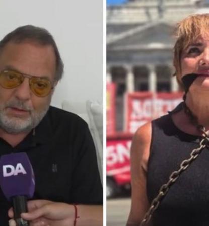 Baby Etchecopar critica la protesta de Nancy Pazos frente al Congreso