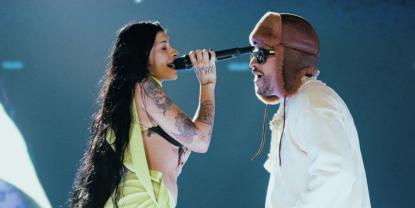 Cazzu Brilla en el Concierto de Bad Bunny en el Estadio River Plate