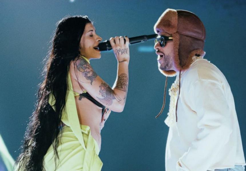 Cazzu Brilla en el Concierto de Bad Bunny en el Estadio River Plate