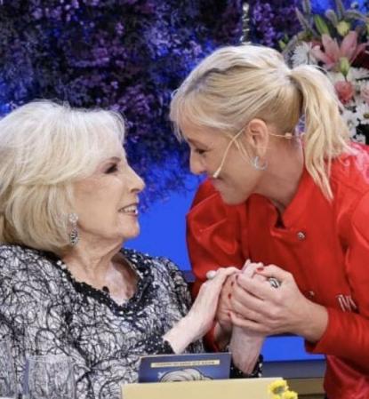 El emotivo reencuentro entre Mirtha Legrand y Jimena Monteverde en televisión