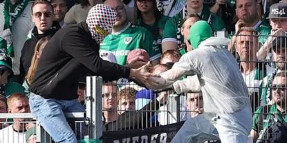 Escándalo en la Bundesliga 2: hincha interrumpe el VAR en pleno partido