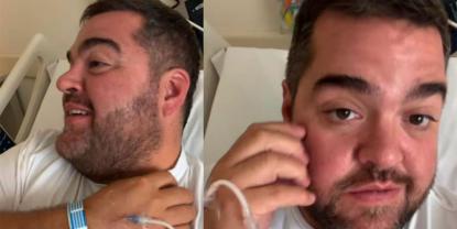 Darío Barassi revela su internación por un bloqueo en el nervio ciático