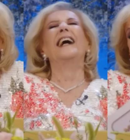 Mirtha Legrand experimenta un ataque de risa en su programa televisivo