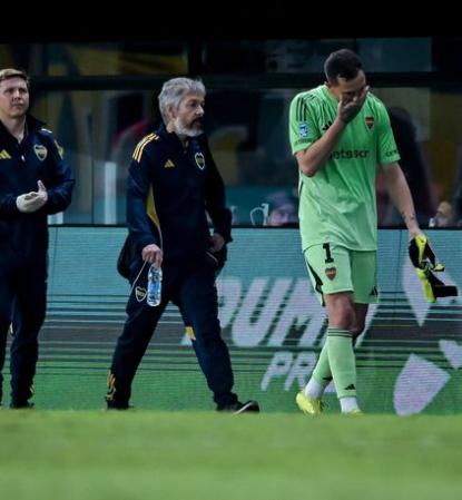 Boca Juniors considera reemplazo tras la lesión de Agustín Marchesín