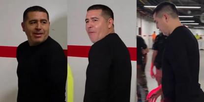 Riquelme celebra el triunfo de Boca Juniors sobre River Plate en el Superclásico