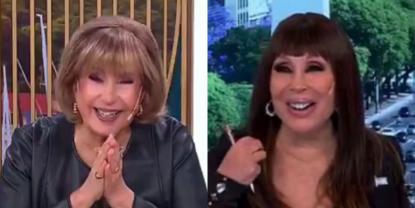 El emotivo reencuentro de Moria Casán y Georgina Barbarossa en televisión