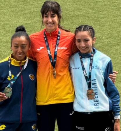 Nélida Peñaflor Brilla en el Iberoamericano con Medalla de Bronce