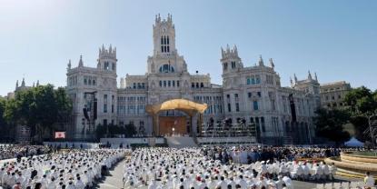 Más de un millón de devotos veneran al Papa León XIV en Madrid