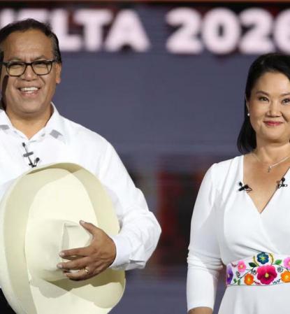 Balotaje en Perú: Fujimori lidera en conteo rápido electoral