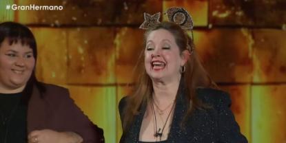 Reacción de Andrea del Boca tras ser salvada en Gran Hermano