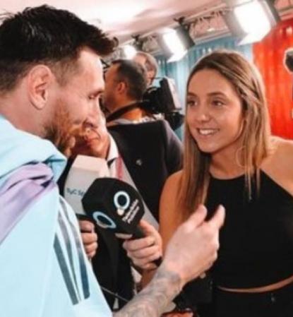 Lionel Messi desmiente rumores con saludo a Sofi Martínez tras polémica
