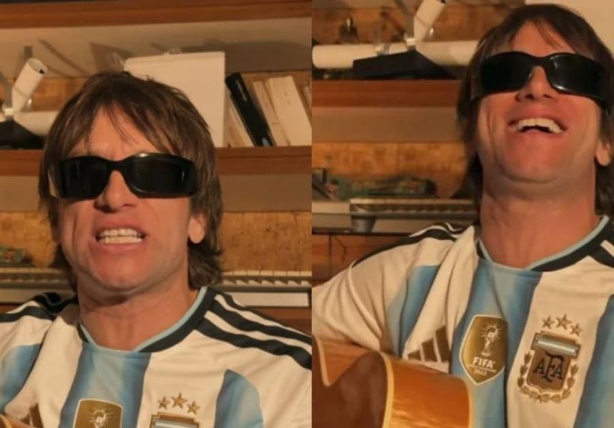 Joaquín Levinton rinde homenaje a Argentina con versión de Oasis previo a semifinal