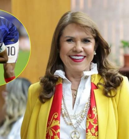 Celeste Amarilla Celebra Derrota de Francia con Estilo Español en el Congreso