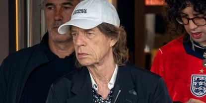 Mick Jagger y su desilusión en el partido entre Argentina e Inglaterra