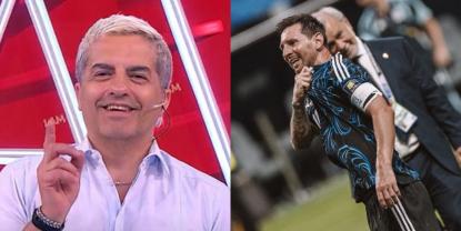 El mensaje de Lionel Messi a Ángel de Brito tras la victoria de Argentina