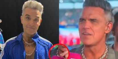 Robbie Williams aclara el incidente de la sustancia blanca en el Mundial 2026
