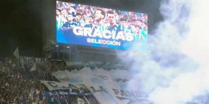 Homenajes a la Selección Argentina en Racing y Vélez tras el Mundial 2026