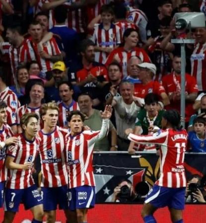 Atlético de Madrid logra victoria inaugural sin Julián y el 