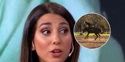 Cinthia Fernández y el incidente de su hija durante la equitación