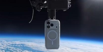 Récord Guinness: iPhone sobrevive a caída libre desde la estratósfera