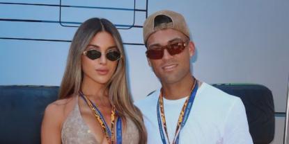 Lautaro Martínez y Agustina Gandolfo deslumbran en el Gran Premio de Italia