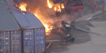 Accidente aéreo en Los Ángeles: helicóptero de NBC4 se estrella y deja tres fallecidos