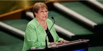 Michelle Bachelet renuncia a su candidatura a la Secretaría General de la ONU