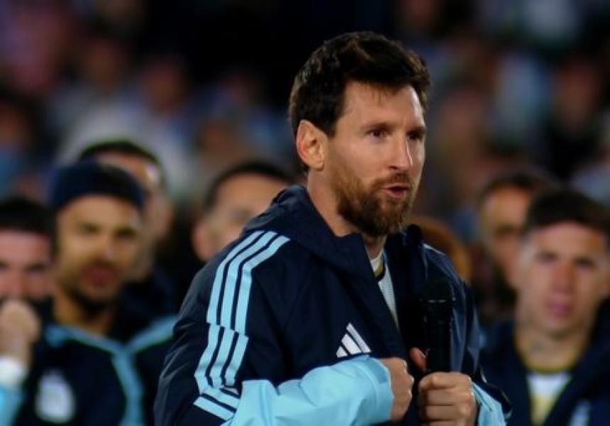 Lionel Messi comparte su momento más memorable con la selección argentina