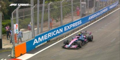 Franco Colapinto se retira de la Sprint en el GP de Singapur por falla técnica