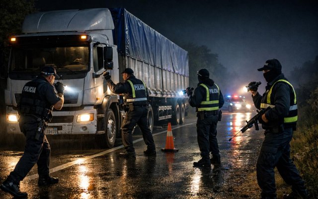 Montaron un falso operativo en ruta entre Pozo Hondo y Huyamampa para asaltar un camión